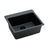 Elkay Gourmet Top Mount Granite 25x22x9.5 0-Hole Single Bowl Kitchen Sink in Black 441857