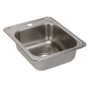 Elkay Celebrity Top-Mount Stainless Steel 17x21-1/4x6-7/8 1-Hole Single Bowl Kitchen Sink 846955