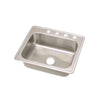 Elkay Dayton Elite Top Mount Stainless Steel 25x22x8 1/6 3-Hole Single Bowl Kitchen Sink 849079