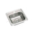 Elkay Dayton Top Mount Stainless Steel 15x15x5-1/8 1-Hole Single Bowl Bar Sink 862570