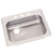 Elkay Dayton Top Mount Stainless Steel 25x21.25x5.375 3-Hole Single Bowl Kitchen Sink 889318