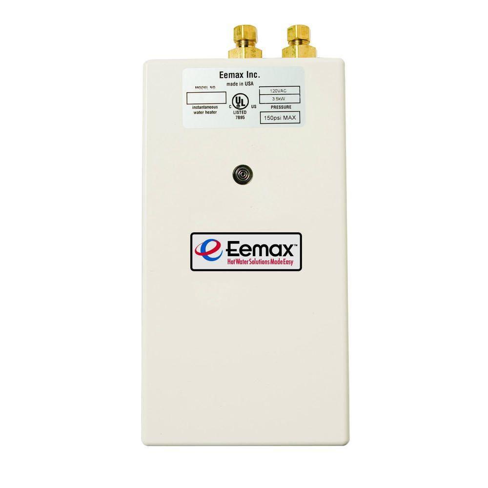 Eemax Single Point 4.1 kW 277-Volt 0.3gpm-2.0gpm Electric Tankless Water Heater 342637