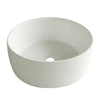 Kingston White Park White China Vessel Bathroom Sink without Overflow EV3103