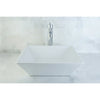 Kingston Parisian White China Vessel Bathroom Sink without Overflow Hole EV4256