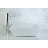 Kingston Parisian White China Vessel Bathroom Sink without Overflow Hole EV4256