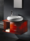 Kingston Parisian White China Vessel Bathroom Sink without Overflow Hole EV4257