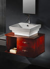 Kingston White China Vessel Bathroom Sink w/Overflow Hole & Faucet Hole EV4346