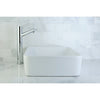 Kingston French White China Vessel Bathroom Sink without Overflow Hole EV5102