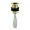 Kingston Brass Concord Polished Brass Push-up Drain for Vessel Sink EV8002