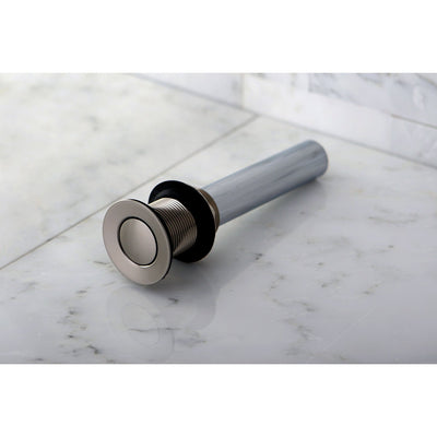 Kingston Brass Concord Satin Nickel Push-up Drain for Vessel Sink EV8008