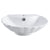 Kingston White China Vessel Bathroom Sink w/Overflow Hole & Faucet Hole EV9207