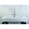 Kingston White China Vessel Bathroom Sink w/Overflow Hole & Faucet Hole EV9620