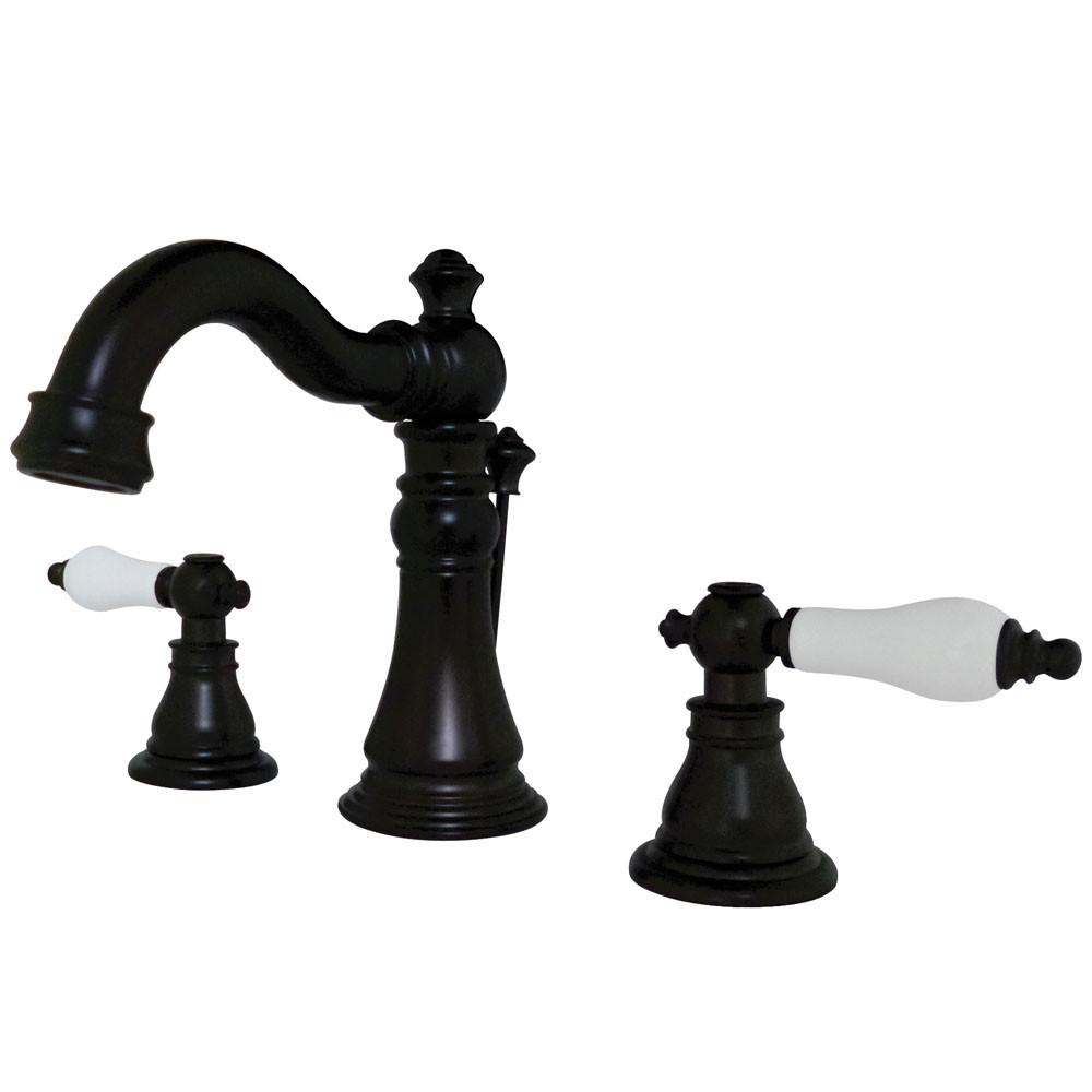 Kingston Oil Rubbed Bronze 2 Handle 8" Widespread Bathroom Faucet FS1975APL