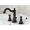 Kingston Oil Rubbed Bronze 2 Handle 8" Widespread Bathroom Faucet FS1975APL