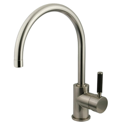 Kingston Kaiser Satin Nickel Single Handle Bathroom Vessel Sink Faucet FS8238DKL