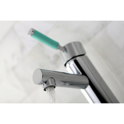 Kingston Brass Green Eden Chrome Single Handle Bathroom Sink Faucet FS8421DGL