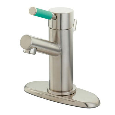 Kingston Green Eden Satin Nickel Single Handle Bathroom Sink Faucet FS8428DGL