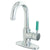 Kingston Green Eden Chrome Single Handle Bathroom Sink Faucet w drain FS8431DGL