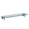 Gatco Latitude II 20.13 inch W Glass Shelf in Chrome 380017