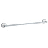 Gatco Franciscan 18 inch Towel Bar in Polished Chrome and Porcelain 73268