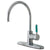 Kingston Green Eden Chrome Single Handle Kitchen Faucet w Deck Plate GS8711DGLLS