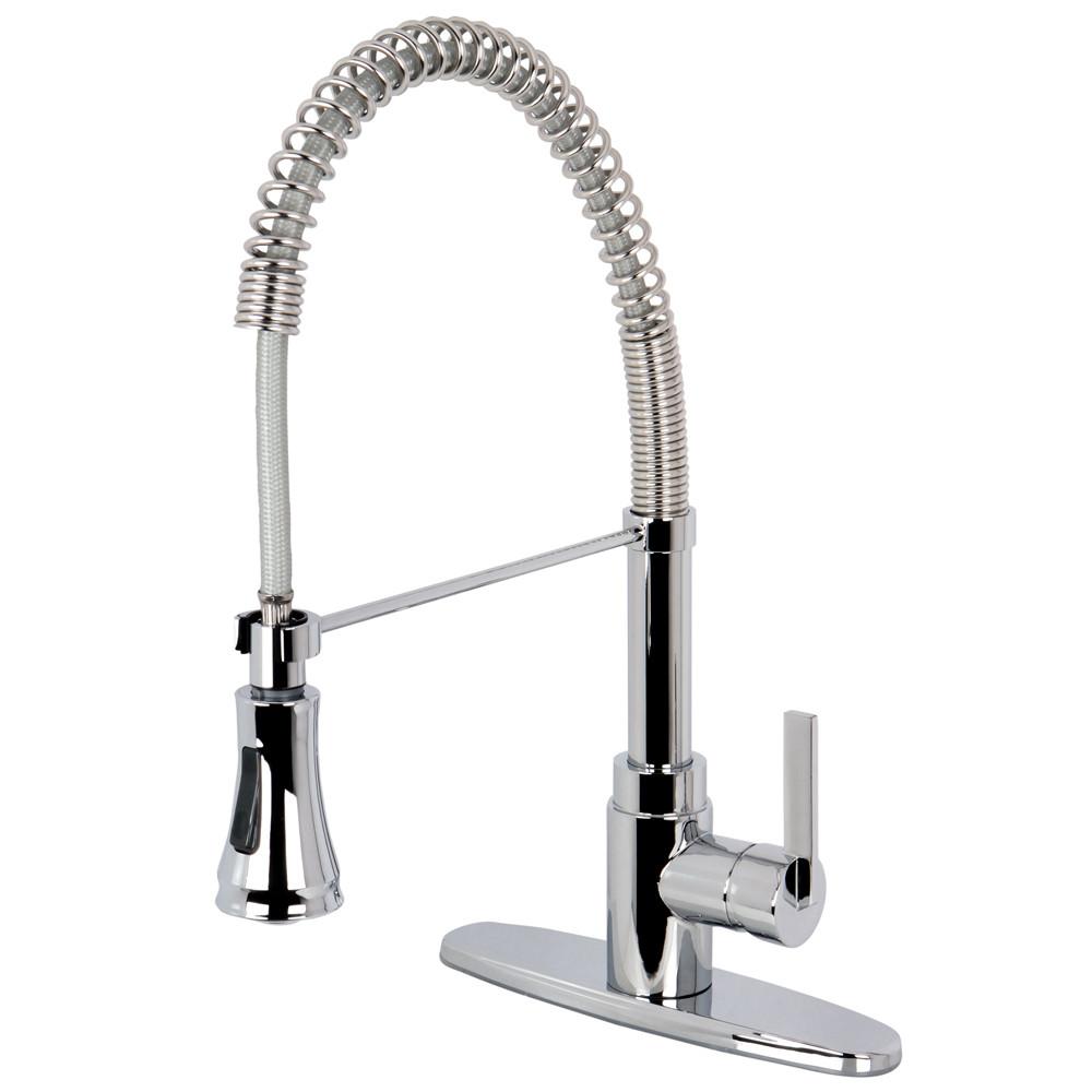 Kingston Brass Chrome Single Handle Pre-rinse Kitchen Faucet GS8871CTL