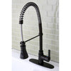 Kingston Oil Rubbed Bronze Single Handle Pre-rinse Kitchen Faucet GS8875CTL