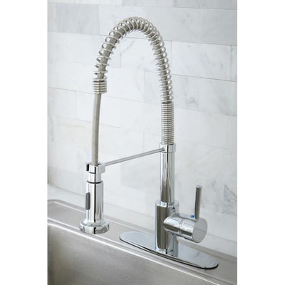 Kingston Chrome Single Handle Pre-rinse Commercial style Kitchen Faucet GS8881DL