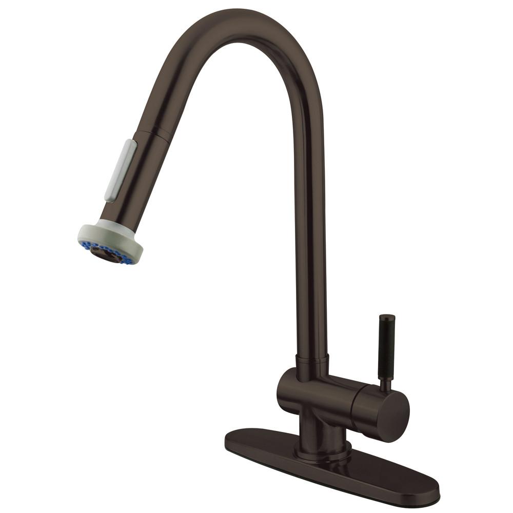 Kaiser Oil Rubbed Bronze one Handle Pull down sprayer Kitchen Faucet GS8885DKL