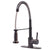 Kingston Brass Oil Rubbed Bronze Single Handle Pre-rinse Kitchen Faucet GS8885DL