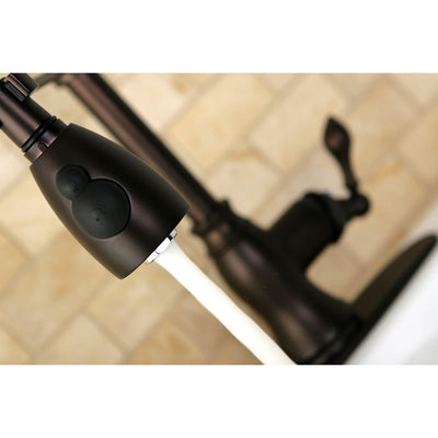 Kingston Oil Rubbed Bronze Single Handle Pre-rinse Kitchen Faucet GS8895ACL