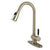 Kaiser Satin Nickel Single Handle Kitchen Faucet w Pull-down Sprayer GS8898DKL