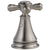 Delta Cassidy Collection Stainless Steel Finish Lavatory Cross Handles - Quantity 2 Included 579609