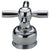 Delta Chrome Finish Metal Cross Handles - Quantity 2 Included 10264