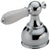 Delta Chrome Finish Diverter / Transfer Valve Porcelain Lever Handle - Quantity 1 Included 297745