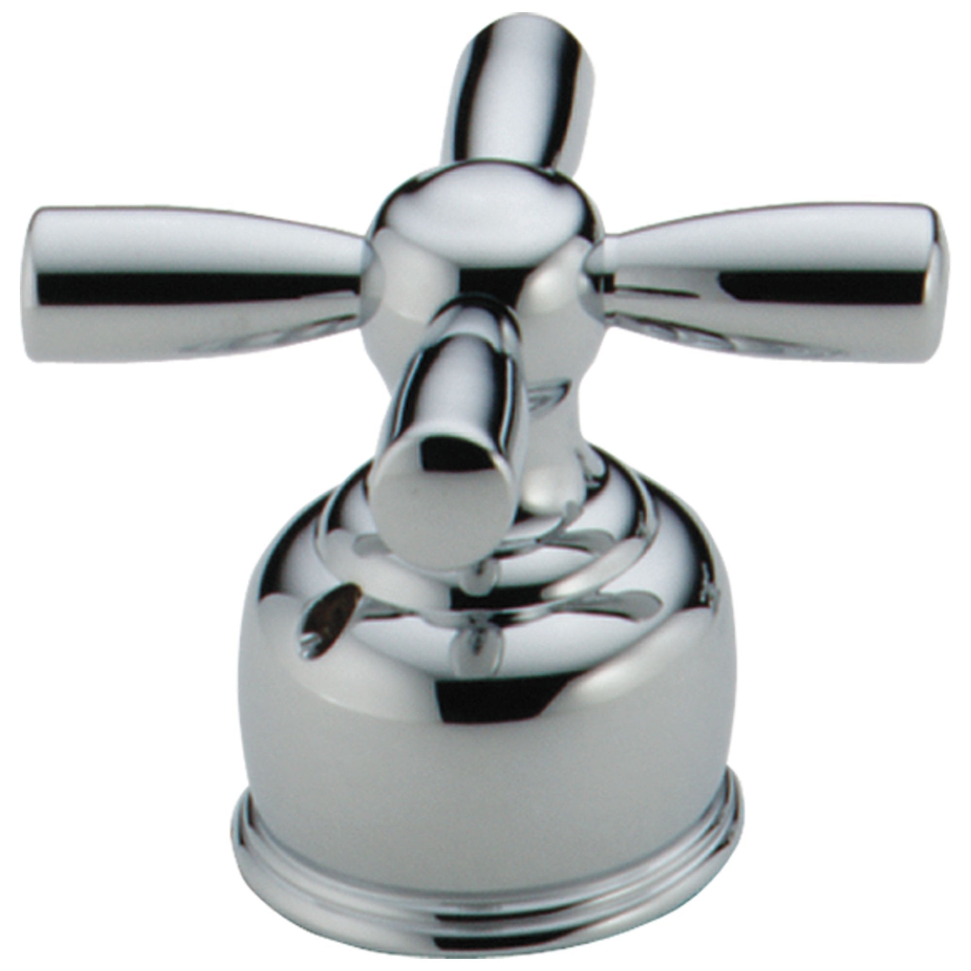 Delta Chrome Finish Diverter / Transfer Valve Metal Cross Handle - Quantity 1 Included DH56