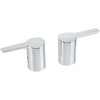 Delta Compel Collection Chrome Finish Roman Tub Metal Lever Handles - Quantity 2 Included DH661