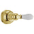 Delta Polished Brass Finish Tub and Shower Porcelain Lever Handle 167860