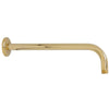 Kingston Brass Claremont Polished Brass 17" Rain Drop Shower Arm K117A2