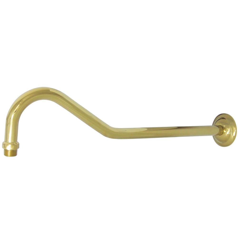 Bathroom fixtures Shower Arm Polished Brass 17" Rain Drop Shower Arm K117C2