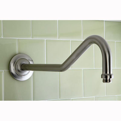 Bathroom fixtures Shower Arm Satin Nickel 17" Rain Drop Shower Arm K117C8