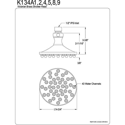 Bathroom fixtures Chrome Showerheads Best Sunflower Shower head K134A1