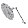 Bathroom fixtures Chrome Shower Heads 8" Rain Shower Head w\ Shower arm K136K1