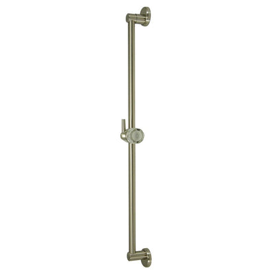 Kingston Bathroom Accessories Satin Nickel 24" Brass Slide Bar with Pin K180A8