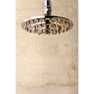 Satin Nickel Shower heads 6" 3 Tier High Pressure showerhead K206A8