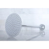 Chrome Shower Heads Large 8" Rain drop Shower Head with Shower arm K236K21