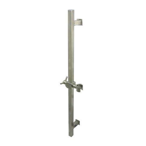 Kingston Bathroom Accessories Satin Nickel 22" Square Brass Slide Bar K8241M8