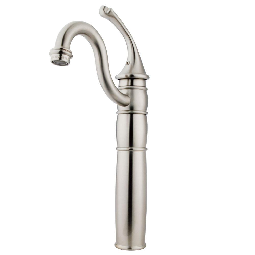 Kingston Brass Satin Nickel Georgian vessel sink bathroom faucet KB1428GL