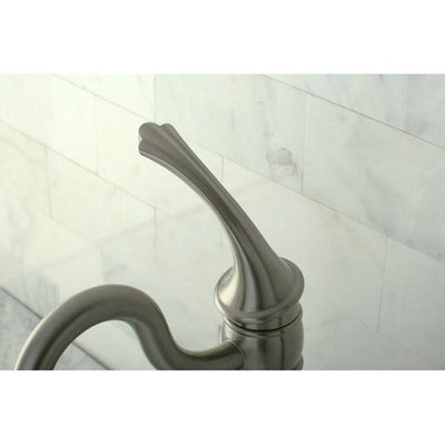 Kingston Brass Satin Nickel Georgian vessel sink bathroom faucet KB1428GL