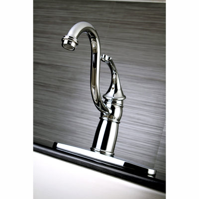 Kingston Brass Chrome Georgian 8" kitchen faucet without sprayer KB1571GLLS